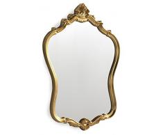 GEESE Specchio Barocco, Legno, Oro, 5Â x 57Â x 72Â cm