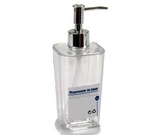 ArteRegal Dispenser Sapone, Argento, 17.5Â x 7.5Â x 8.5Â cm
