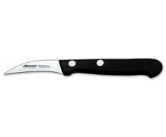 Arcos Serie Universal - Spelucchino Coltello per sbucciare - Lama Acciaio Inossidabile Nitrum 60 mm - Manico Polioxymetilene (Pom) Colore Nero