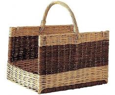 Aubry Gaspard PBU1280 Cesto in Vimini Grezzo, 50 x 38 x 50 cm