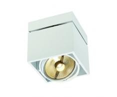 SLV, Lampada da soffitto Kardamod, quadrata, attacco GU10/ES111, max. 75 W, Bianco (weiÃ)