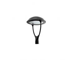 FILUX Lampione Lampada LED ECA speculare 3000Â K, 60Â W, Nero, 485Â x 696Â mm