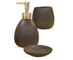 PRATIKO LIFE Accessori Bagno, Grigio, Taglia Unica