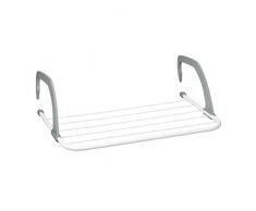 Relaxdays - Stendibiancheria da Appendere per termosifoni e balconi, Misura Piccola, Lunghezza 3 m, Colore: Bianco