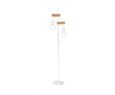 EGLO Townshend illuminazione da pavimento Bianco, Legno E27