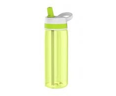 ZAK Sprint - Borraccia con Cannuccia, 75 cl, Colore: Verde