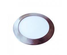 Pannello LED Incasso Rotondo Satinato 30Cm 24W, Smd con Driver Luce Fredda 6400K