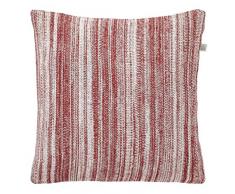 Olandese Decor Tainer Cuscino, Cotone, Rosso, 45 x 45 cm