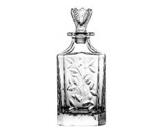 Crystaljulia 05624 - Caraffa da whisky in cristallo al piombo, 500 ml