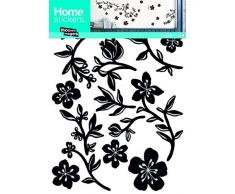 Nouvelles Images Adesivi Decorazione da Parete Ghirlanda (mataillet) Nuove Immagini, Carta, Nero, 69.5 x 49 x 0.1 cm