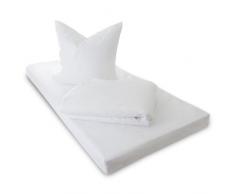 Tauro Set 24192 Bambini Letto Superiore e Federa 100 x 135 con 40 x 60 cm Materasso antiacaro, Struttura compatta in microfilamenti â priva di Sostanze nocive