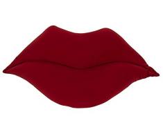 ootb Cuscino Decorativo a Forma di Cuore Rosso 56 x 34 cm