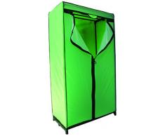 MSV 262 guardaroba, verde/nero, B90 x P 46 x 160 cm