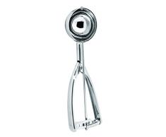 NERTHUS FIH 323 Cucchiaio per Gelato, Acciaio Inox, Argento