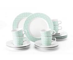 Seltmann Weiden - Servizio da caffÃ¨ in Porcellana Dura, 18 Pezzi, per 6 Persone, Serie No Limits