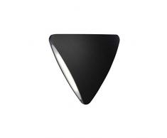 Sulion Lampada da Parete a LED, Adatta Tanto ad Interni Come ad Esterni, Colore: Nero