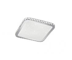 Trio Leuchten 678711206,Â Osaka A+, lampada da soffitto, in materiale acrilico, Acrilico, Bianco acrilico, Integriert 30W