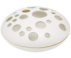 Chive Vaso Grande, Perle di Vetro, Menta Parent White