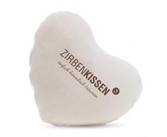 Zirben Familie Cuscino di cembro Originale Cuore, Legno, Naturale, 40 x 40 cm