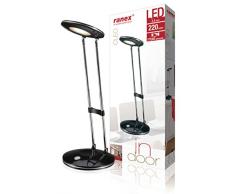 Ranex Cleo LED scrivania, Lampada da Ufficio, Nero 2.5 wattsW [Classe di efficienza energetica W