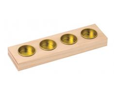 GLOREX 62004402 Legno Legno candelabro