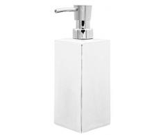 RIDDER Chichi - Dispenser per Sapone in Ceramica, Colore: Bianco 6,5 x 6,5 x 19,5 cm