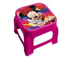 Star Licensing 50279 Disney Minnie Sgabello, Multicolore, 24.5 x 24.5 x 20 cm