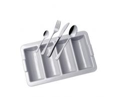 KING OS97, Set di Posate Oslo con Contenitore, 97 pz, Acciaio Inox (Edelstahl)