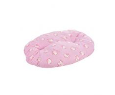 Hello Kitty Cuscino per Cani con Motivo: Fiocco di Neve, Rosa