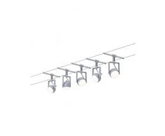 Paulmann 3983 Lampada Corda Lampada Soffitto Illuminazione Led, Plastica, Integrato, 22Â W, Bianco, Cromato Opaco, 1000 x 16 x 15Â cm
