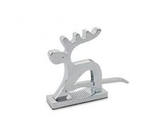 Villa DEste Home Tivoli 2197660 Xmas schiaccianoci Renna Silver, Alluminio