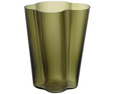 Iittala Alvar Aalto Collection Vaso, Vetro Cristallo, Verde