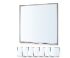 LEDVero Pannello ultrasottile con trasformatore EMV2016, Bianco freddo 6000K, 60x60, 36W, 3000lm, 7 Pezzi