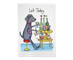 Strofinaccio per Compost Heap, Cotone, Bianco, Taglia Unica