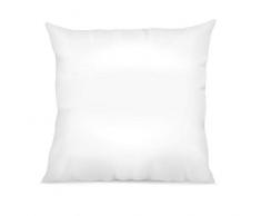 laurentmortreux - Cuscino Morbido, in Poliestere, 60 x 60 cm, Colore: Bianco