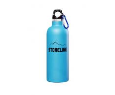 STONELINE 16684 - Borraccia Termica in Alluminio, 500 ml, 25,3 x 7,4 x 7,4 cm, Colore: Blu Neon