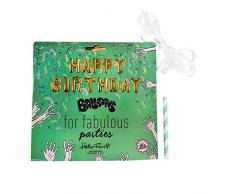 Helio Ferretti HF Palloncini Happy Birthday calorizzati, Plastica, Bianco, 40Â x 25Â x 8Â cm