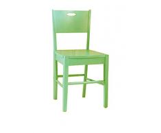 Design Twist OM/169/VE Sedia, Legno, Verde, 40.5x44.5x85.3 cm