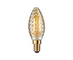 Paulmann 28372 LED candela tornito 2,5W 230V E14 dorato 2500K