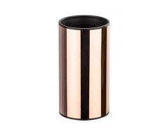 Wenko 22027100Â Detroit - Dispenser di sapone liquido in acciaio inossidabile, colore: Rame, Acciaio INOX, Rame, 6.0x6.0x11.8 cm