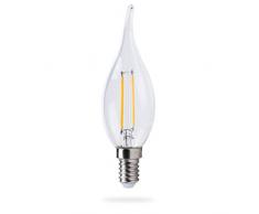 XQ-lite XQ1463Â Lampadina Candela LED vetro 35Â W E14Â Bianco caldo