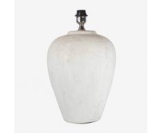 Better & Best Lampada anfora grande, bianca, dimensioni 30,5 x 30,5 x 43,5 cm, materiale: terracotta, grigio,