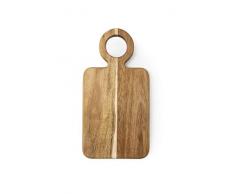 Excelsa Real Wood Tagliere con Manico, Legno di Acacia