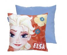 Disney Frozen - Cuscino in Poliestere, 40 x 40 cm, Multicolore, Senza Dati