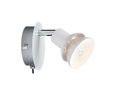 Paulmann 66618Â Spotlight Double 1 x 2,2Â W G9Â 230Â V In Metallo Bianco/Cromato 666.18Â Plafoniera Lampada Soffitto Led Lampada Faretto da Soffitto