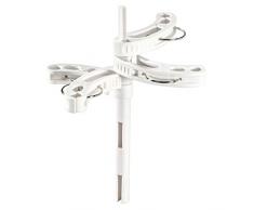 Xavax GeschirrspÃ¼ler-Weinglashalter Set di Supporti per Bicchieri da Vino per lavastoviglie, Bianco, Universale