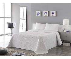 VIALMAN - Copriletto Bianco, 90 cm, 180 x 260 cm