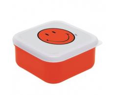ZAK Designs Smiley Lunchbox, L, Coral/Bianco