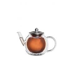 bloomix Teekanne Aronia Teiera a Doppia Parete, Vetro borosilicato