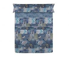 Lanovenanube qualità e Design, Blu, Letto 150 cm